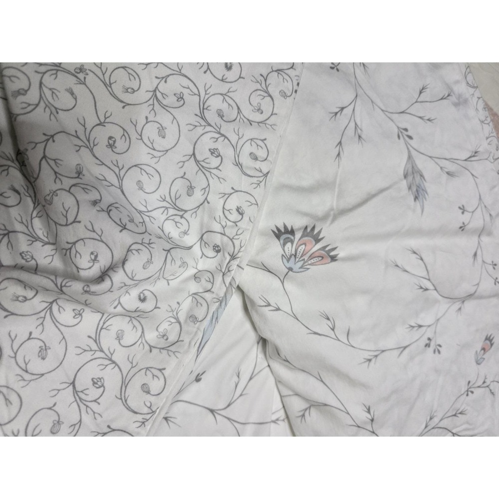 IKEA Alvine Vacker Duvet Cover 80x84 Reversible Floral Cottagecore Cotton